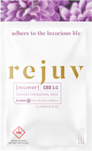 Rejuv Recover Cannabis Transdermal Patch with Time-Release Formula